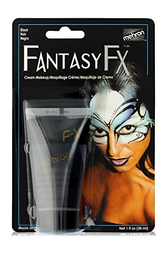 Mehron Makeup Fantasy F/X Water Based Face & Body Paint (1 oz) (BLACK)