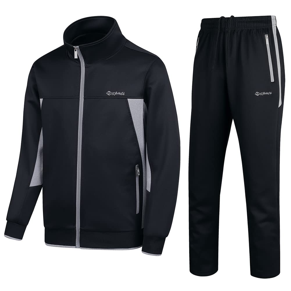 PUMPITU Men's Casual Athletic Tracksuit Long Sleeve