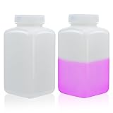 Labvida Square Reagent Bottle HDPE Wide Mouth