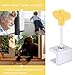 6 Pieces Adjustable Sliding Window Locks Stops Aluminum Alloy Door Frame Security Lock with Keys