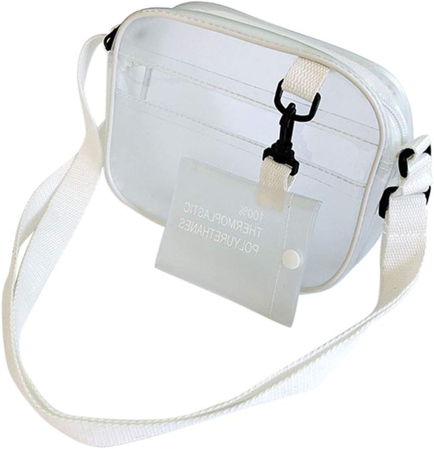 small clear tote bags with zipper