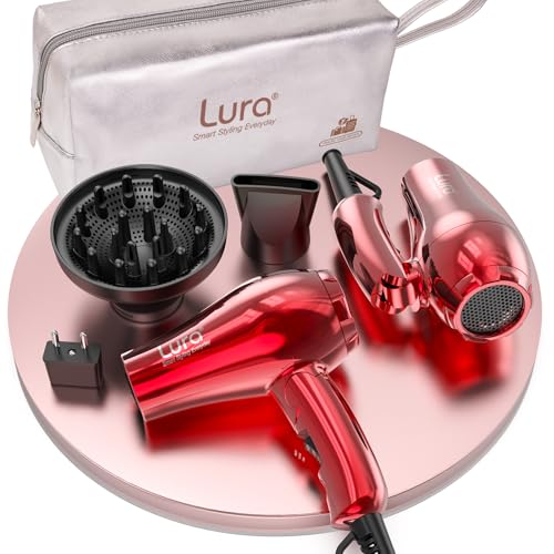 LURA Travel Hair Dryer with Diffuser