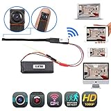 Mini Hidden WiFi Flex Wireless Camera 1080p HD Portable Security Indoor Outdoor IP Surveillance Camaras Motion Detection Loop Recording High Definition Nanny Cameras Home Business Night Vision Camera