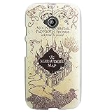 Moto E (2nd Gen) Case, Moto E 2nd Gen Case, Harryshell(TM) Hogwarts Marauder's Map Pattern Slim TPU Gel Case Cover for Motorola Moto E (2nd Gen)