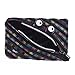 ZIPIT Monster Large Pencil Case for Kids | Pencil Pouch for School, College and Office | Pencil Bag for Boys & Girls (Black & Rainbow)