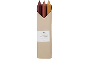 Northern Lights Candles - 12" 6pk Taper Combo - Autumn Harvest - 72744