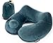Daydreamer Travel Neck Pillow - Self-Inflatable Pillow with Luxuriously Soft Washable Cover and Packsack - Compact and Lightweight Support for Sleeping and Traveling in Airplanes