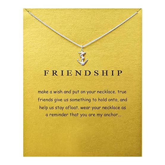 LANG-XUAN-Message-Card-Compass-Pendant-Necklace-Friendship-Starfish-Good-Luck-Elephant-Pendant-Chain-Necklace-with-Gift-Card LANG-XUAN-Message-Card-Compass-Pendant-Necklace-Friendship-Starfish-Good-Luck-Elephant-Pendant-Chain-Necklace-with-Gift-Card