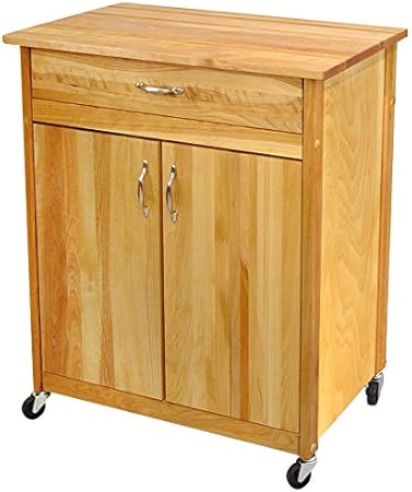 Amazon Com Catskill Craftsmen Mid Size Two Door Cart Kitchen