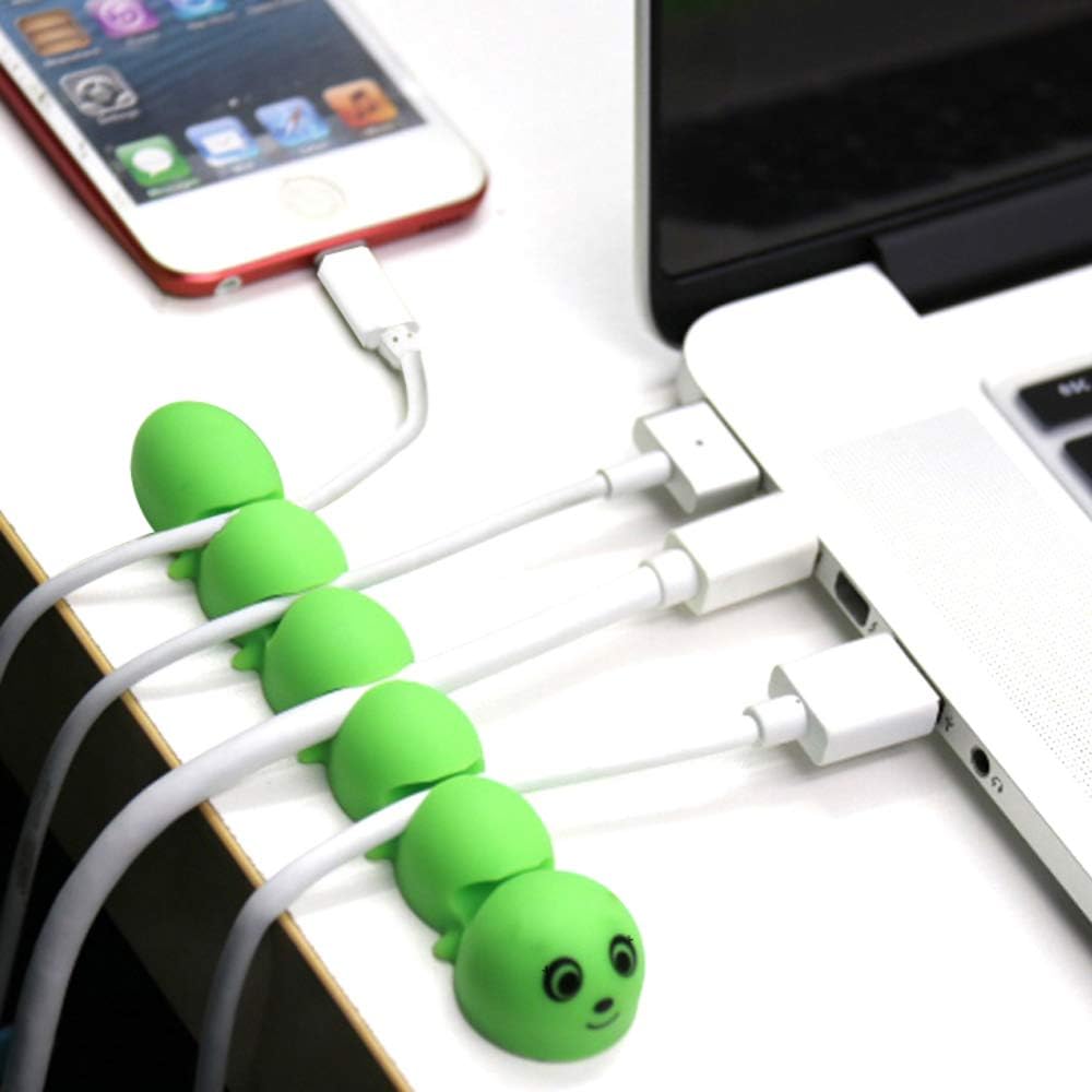 Cubicle Cord Management Cable Management Cable Organizer Desk Organizer For Home Office Desk Car Cable Clips Fun Gift Ideas Iphone Nightstand Self Adhesive Cord Holder Cord Organizer Cable Straps
