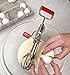 RSVP International (BEATR-RD) Handheld Vintage Inspired Egg Beater, 18/8 Stainless Steel Dishwasher Safe, 12.25 Inch, Red