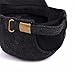 YAKER Men's Winter Warm Woolen Peaked Baseball Cap Hat with Earmuffs Metal Buckle (Grey)