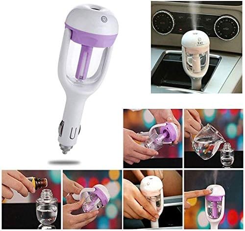 Exseson Portable Car Plug Air Humidifier and Car Fragrance