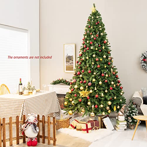 Goplus 9ft Artificial Christmas Tree, Premium Hinged Spruce Full Tree