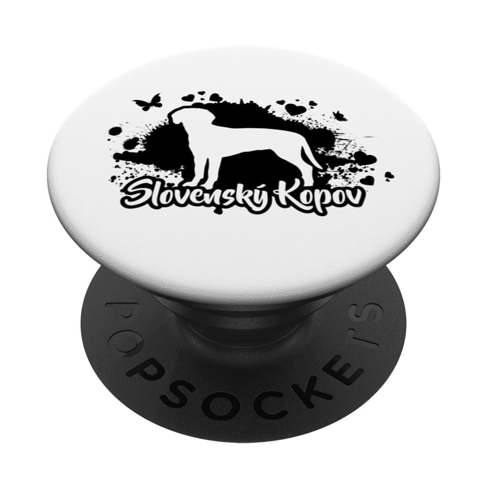Funny Proud Slovensky Kopov dog mom funny dog PopSockets Swappable PopGrip