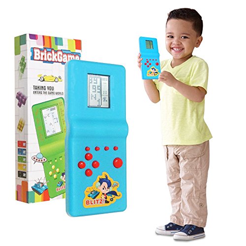 Toy Cubby Retro Classic Electronic Handheld LCD Pocket Toy Tetris Brick Game