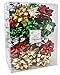Gift Boutique 30 Christmas Self Adhesive Gift Bows and 8 Rolls of Christmas Curling Ribbons