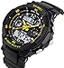 FANMIS Mens Luxury Digital Watches Multifunctional Stopwatch Countdown Alarm Backlight Water resistant Watch (yellow)