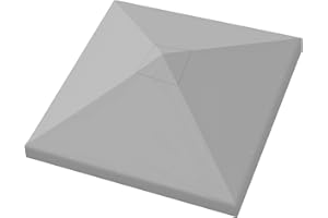 BenefitUSA G245-GREY Top Patio Pavilion Sunshade Polyester Single Tier Replacement Gazebo Canopy Cover, 10" L x 10" H, Grey