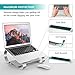 Anypro Laptop Stand - Aluminium Notebook Stand Laptop Computer Stand for Laptop, Notebook Computer Stand Laptop Holder Notebook Support for Apple MacBook/MacBook Pro/Air/ HP, 10-17in Laptops- Silver