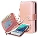 E LV Case for Google Pixel Case Cover PU Leather Flip Folio Wallet Purse Case Cover for Google Pixel - [Rose Gold ]