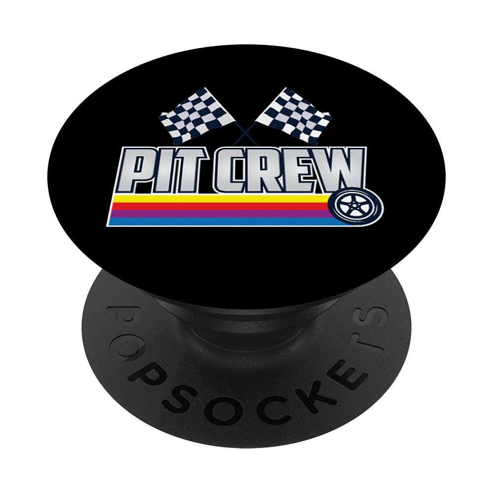 Pit Crew I Racing Car Driver I Pit Crew PopSockets Swappable PopGrip