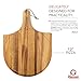 Chef Pomodoro Acacia Wood Pizza Peel, Charcuterie Board Pizza Spatula Paddle for Baking Homemade Pizza and Bread - Oven or Grill Use - POMODORO