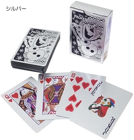 Amazon アナと雪の女王 おもちゃ トランプ オラフ ディズニー シルバー おもちゃ おもちゃ