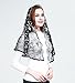 Leimandy Orthodox Veil Embroidered Head Covering Catholic Chapel Mantilla veil V48 (dark color)