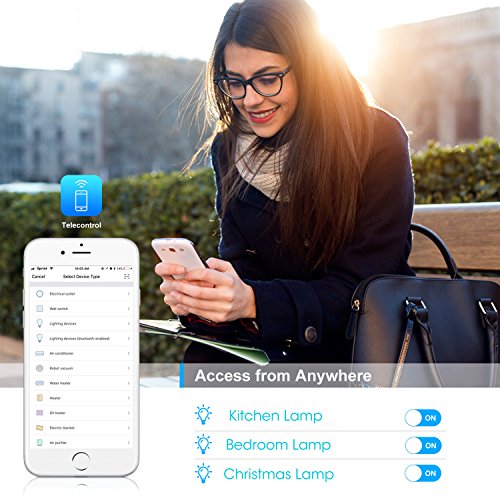 image for Maxcio Smart Wi-Fi Light Switch, No Hub Required, Works with Amazon Al