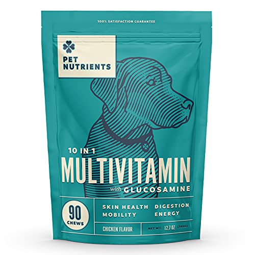 PET NUTRIENTS 10 in 1 Dog Multivitamin with Glucosamine & PurforMSM