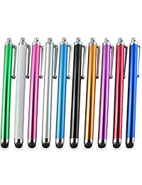 zeimax 10 pcs Stylus Set AQUA azul negro rojo rosa púrpura whitee Amarillo Azul Plata Verde Stylus Universal visualización táctil capacitiva penss