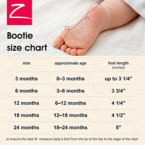 Zutano Unisex Fleece Baby Booties with Organic Cotton Lining