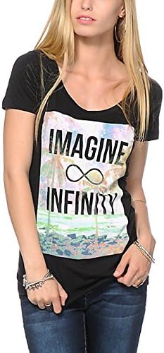 IMAGINE INFINITY Woman's T-Shirt Black Tee