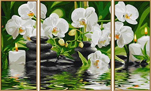 Schipper 609260681 Malen nach Zahlen, Wellness Oase - Bilder malen für Erwachsene, inklusive Pinsel und Acrylfarben… – Bild 4