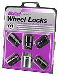 McGard 24548 Chrome/Black (1/2"-20 Thread Size) Cone Seat Wheel Lock, (Set of 5)