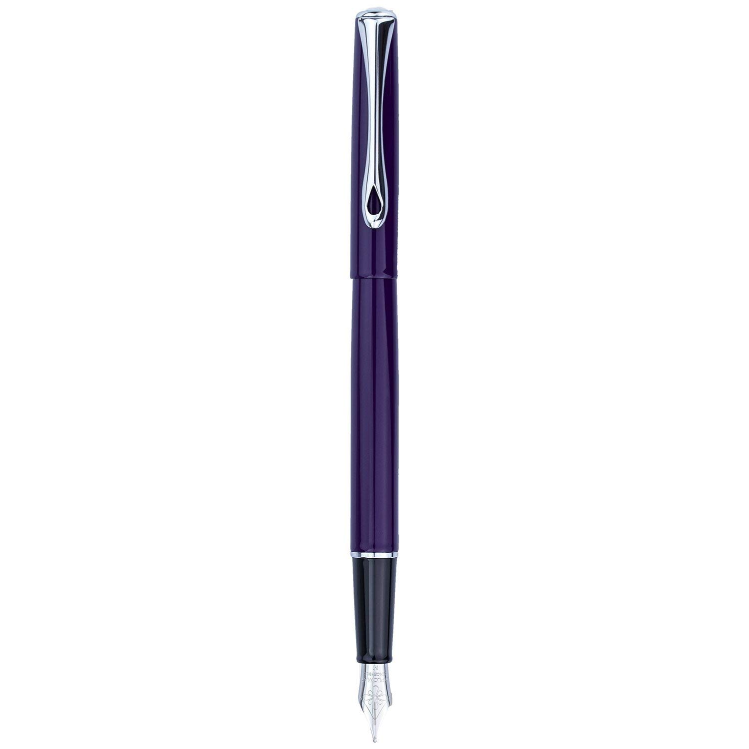 DIPLOMAT - D40703025 - Traveller fountain pen - with stainless steel nib - chic and elegant - 5-year guarantee - durable - purple