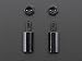 Adafruit Brass M2.5 Standoffs for Pi HATs - Black Plated - Pack of 2 [ADA2336]