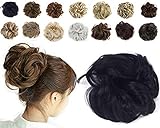 Haironline Scrunchie Bun Up Do Hair Piece Hair Ribbon Ponytail Extensions Wavy Curly