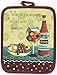 Kay Dee Designs Cotton Potholder, Wine is The Answer