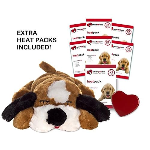Smart Pet Love Snuggle Puppy Heartbeat Pillow For Dogs Plus 7 Heat