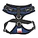 Puppia Authentic RiteFit Harness with Adjustable Neck, Medium, Royal Blue