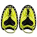 Global-store Professional Swim Training Paddles Hand Paddles Power Paddles Swimming Training Aid Large Flat Paddles for Men Women Children (Yellow, S)