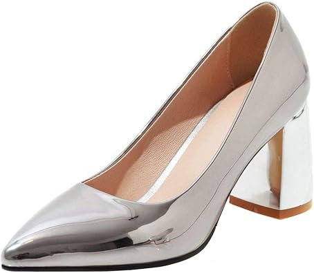 metallic pumps women's shoes