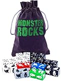 Monster Rocks: 24 Token and Counter Dice for Magic The Gathering.