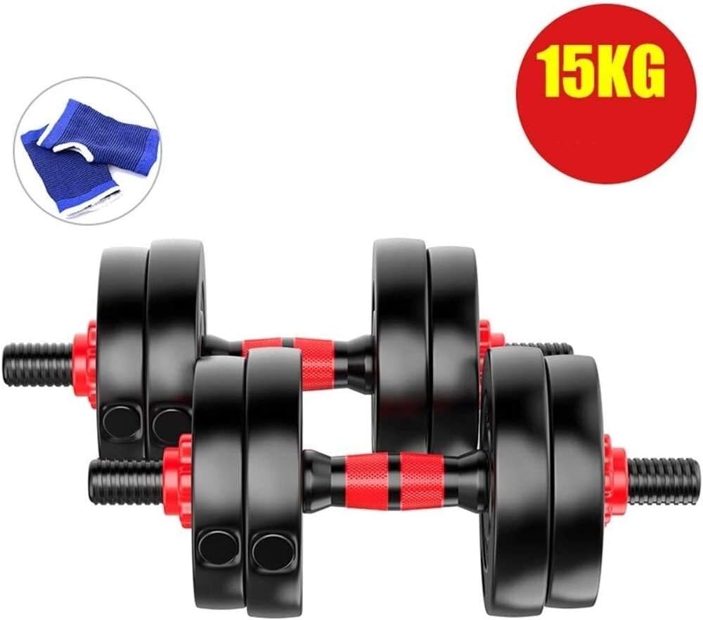 LAMTON Adjustable Dumbbells Set Electroplated Coated Cast Iron Dumbbells Paired Gym Bodybuilding Training 66 Lbs Weight Lifting