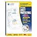 C-Line Top Loading Economy Weight Poly Sheet Protectors, Reduced Glare, 8.5 x 11 Inches, 100 per Box (62017)