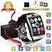 Smart Watch Bluetooth Smartwatch with Camera TouchScreen SIM Card Slot, Waterproof Phones Smart Wrist Watch Compatible with iPhone Android Samsung Huawei Sony for Kids Men Women (Silver Smart Watch)