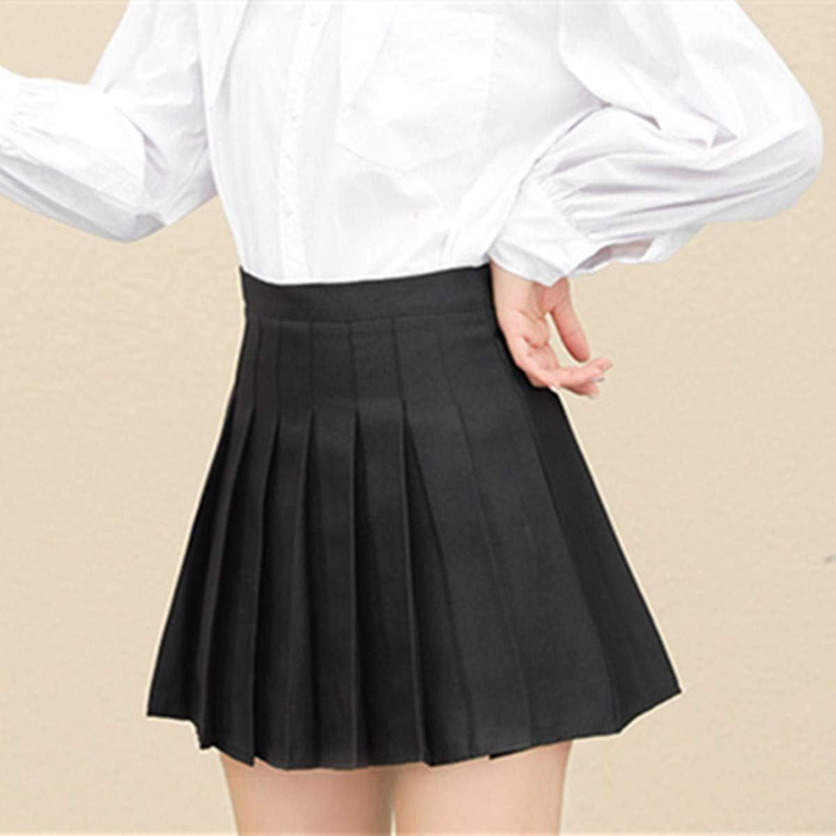 high waisted uniform shorts