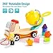 TOP BRIGHT Dump Truck Shape Sorter Toys for Toddlers - Preschool Learning Toys for 2 3 Year Old Boys Girls Gifts